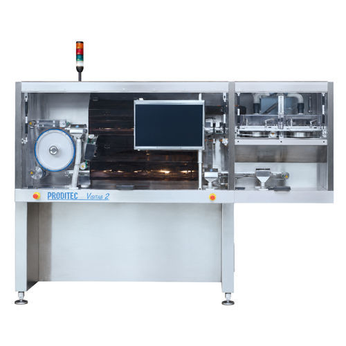 Sistema di ispezione ottico - VISITAB 2 - PRODITEC - automatizzato / controllabile tramite PC / per industria farmaceutica