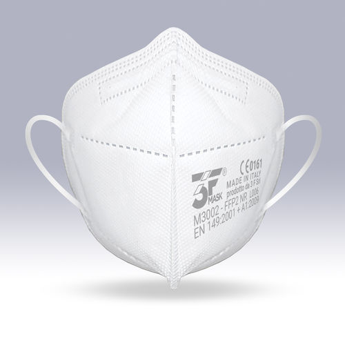 Mascherina FFP2 - M3002 - 3 F srl - senza lattice / senza valvola / a coppa