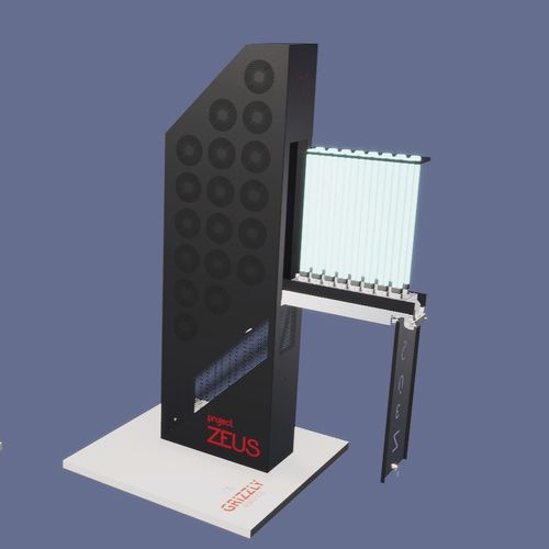 Sistema di disinfezione per sala operatoria - Spectra ZEUS - Grizzly Robotics - UV-C / compatto / portatile