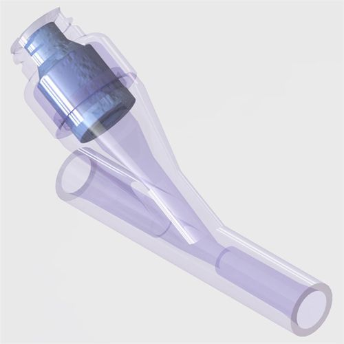 Valvola per il settore medico - E-N-190091 - The West Group Ltd - in policarbonato / blu
