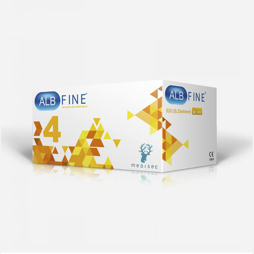 Ago per iniezione di insulina - Alb Fine - MEDISEC Healthcare - sterile / ipodermico / penna