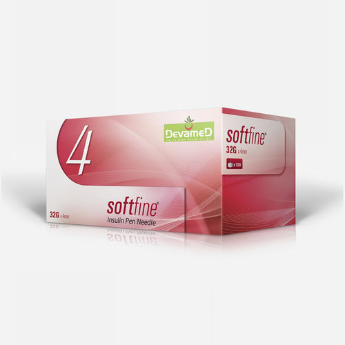 Ago per iniezione di insulina - Soft Fine - MEDISEC Healthcare - sterile / ipodermico / penna