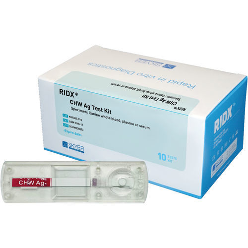 Test rapido della filaria - RIDX® - SKYER, Inc. - dell'insufficienza cardiaca / canino / per antigeni