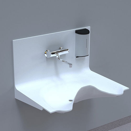 Lavandino chirurgico 1 postazione - OV860GW-02 - NOAS Sweden - in Corian®