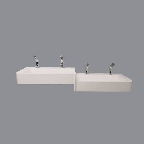 Lavandino per area di igiene - TR1600GW-430-4 - NOAS Sweden - in Corian®