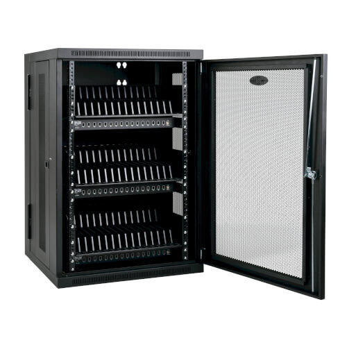 Armadio per caricamento di PC tablet - CS48USB - TRIPP-LITE - per ospedale / con ripiano / con sportello