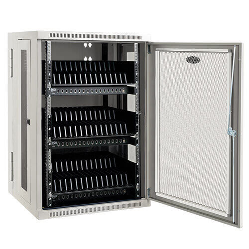 Armadio per caricamento di PC tablet - CS48USBW - TRIPP-LITE - per ospedale / mobile / con ripiano