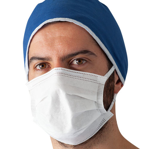 Mascherina chirurgica di tipo IIR - ASTM LVL 3 - Ekomed Health - in polipropilene / per adulti / scatola da 50 pezzi