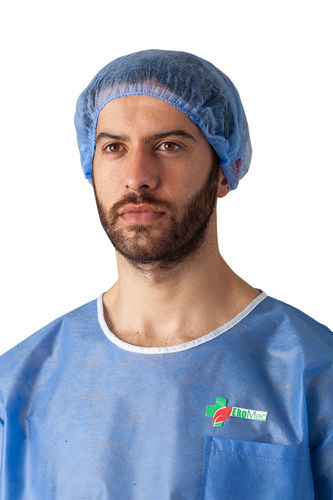 Cuffia chirurgica rotonda - Ekomed Health - in polietilene / in tessuto non tessuto / monouso