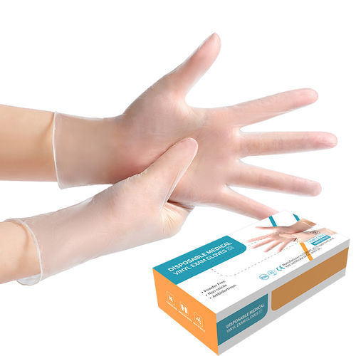 Guanto in vinile - Hubei CFULL Medical Technology - in PVC / medico / per camera bianca