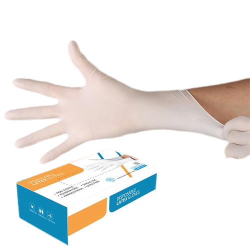 Guanto in lattice - Hubei CFULL Medical Technology - medico / con polvere / impermeabile