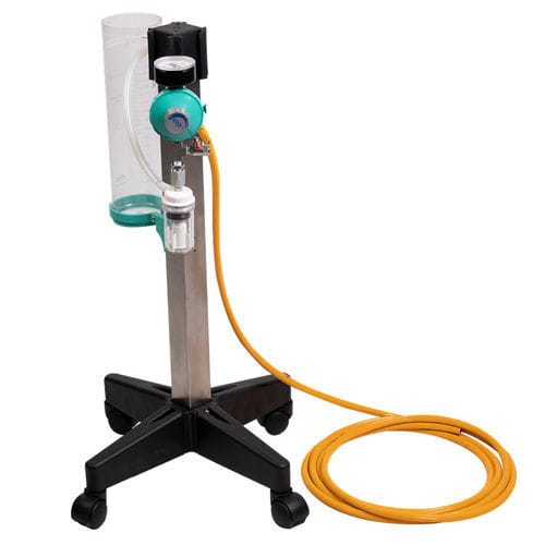 Aspiratore chirurgico pneumatico - SC2010 - Yung Kang Medical Device - con rotelle