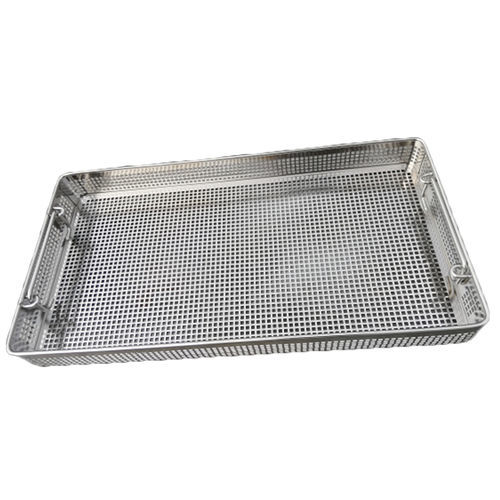 Vassoio di sterilizzazione per strumenti - HX-ISC/S - Jiangsu Huaxi Medical Equipment - perforato / in acciaio inossidabile