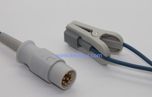 Sensore SpO2 padiglione auricolare - KB-020014-GL - Shenzhen Keborui Electronics Co., Ltd - veterinario / riutilizzabile