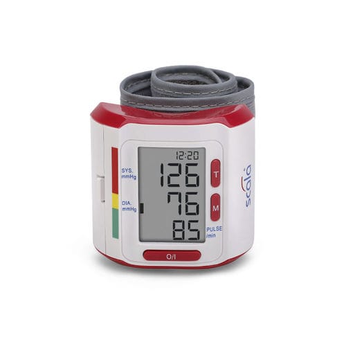 Sfigmomanometro elettronico automatico - SC 6400 - SCALA Electronic - per polso / con bracciale integrato