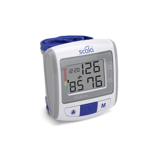 Sfigmomanometro elettronico automatico - SC 7100 - SCALA Electronic - per polso / con bracciale integrato
