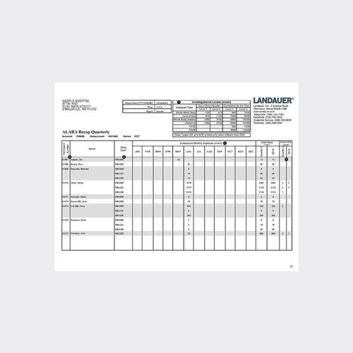Software per ospedale - ALARA Recap - LANDAUER - odontoiatrico / veterinario / di gestione dei referti dei pazienti