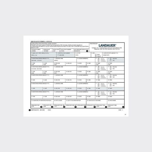 Software per ospedale - Form 4 - LANDAUER - odontoiatrico / veterinario / di gestione dei referti dei pazienti