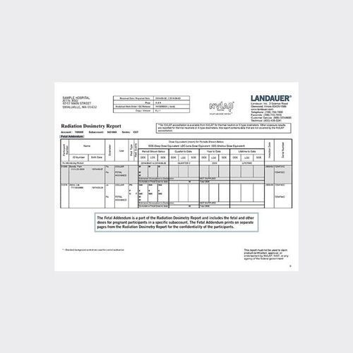 Software per ospedale - LANDAUER - odontoiatrico / veterinario / per reportistica