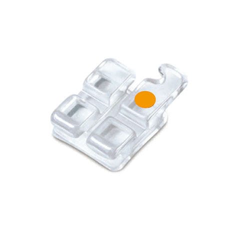 Bracket ortodontici estetico - Sapphire  - Innovative Material and Devices, Inc. - in ceramica / twin / trasparente