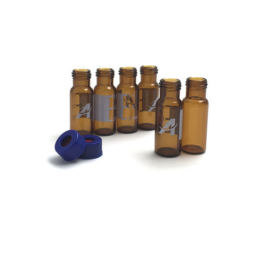 Fiala per HPLC - Amber 9mm Screw  - ZHEJIANG AIJIREN TECHNOLOGY INC. - per GC / in vetro borosilicato / graduata