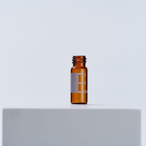 Fiala per HPLC - Write- on Spot - ZHEJIANG AIJIREN TECHNOLOGY INC. - per GC / in vetro borosilicato / graduata