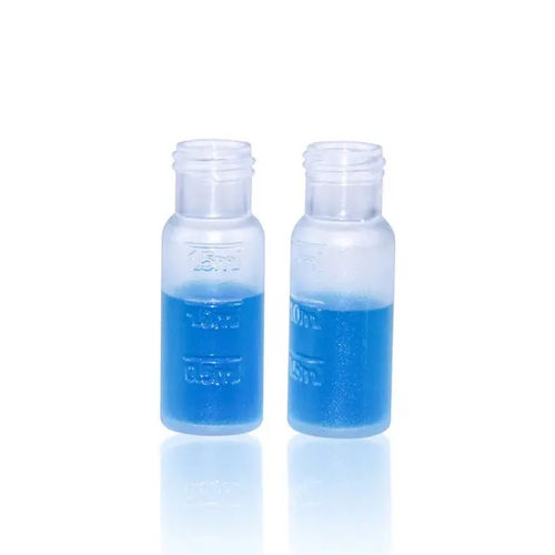 Fiala da laboratorio - Clear PP 9mm - ZHEJIANG AIJIREN TECHNOLOGY INC. - in vetro borosilicato / graduata / con tappo a vite