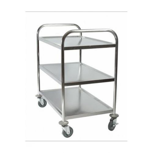 Carrello medico - 3 Tier - EROND - per uso generale / in acciaio inossidabile / mobile