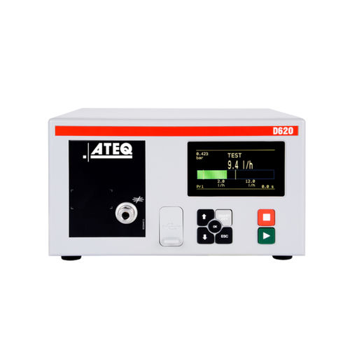 Tester di portata - D620 - Ateq - per l'industria farmaceutica / per imballaggi / compatto