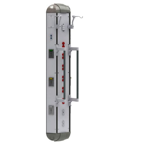 Trave testaletto a muro - Tecno Diseño SAS - verticale / modulare / per reparto di terapia intensiva