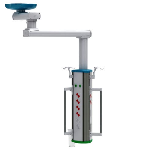 Braccio di distribuzione a soffitto - Dynamax - Tecno Diseño SAS - per terapia intensiva / per endoscopia / per sala operatoria