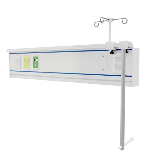 Trave testaletto a muro - T230 - Tecno Diseño SAS - orizzontale / modulare / per reparto di terapia intensiva
