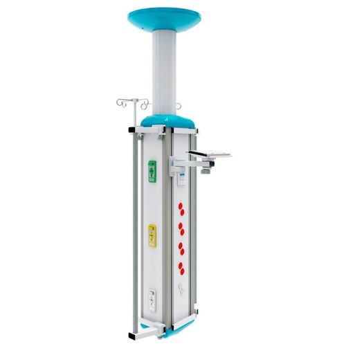Braccio di distribuzione a soffitto - Moduflex 20SE-S - Tecno Diseño SAS - per terapia intensiva / per endoscopia / per sala operatoria