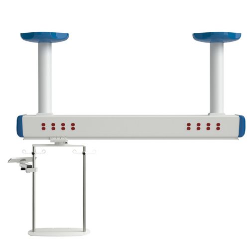 Trave tecnica a soffitto - Tecno Diseño SAS - per terapia intensiva / modulare / con ripiani