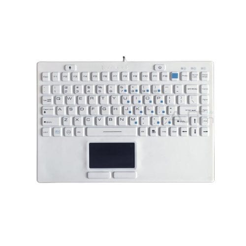 Tastiera medicale con touchpad - ATM-SK408T - Shezhen AITmon Technology Co,.Ltd - con tastierino numerico / in silicone / lavabile