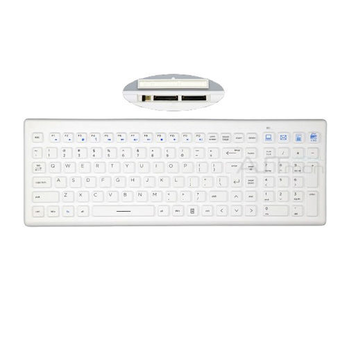 Tastiera medicale con tastierino numerico - ATM-SK416W - Shezhen AITmon Technology Co,.Ltd - in silicone / lavabile / senza fili