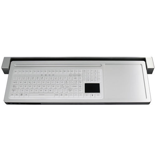 Tastiera medicale con touchpad - ATM-ORK04 - Shezhen AITmon Technology Co,.Ltd - con tastierino numerico / internazionale / in silicone