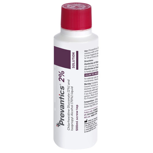 Soluzione idroalcolica 70% - Prevantics 2% - PDI International - 500 mL