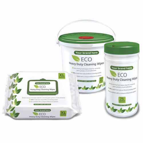 Salvietta detergente per pavimenti e altre superfici - Eco wipes - PDI International - 100 pezzi