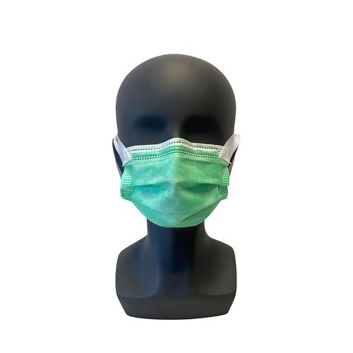 Mascherina chirurgica senza lattice - CM201  - SWS-Medicare - pediatrica / scatola da 10 pezzi / verde