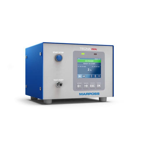 Tester di tenuta compatto - TECNA 2SEAL - MARPOSS - per l'industria farmaceutica / per tubi per emodialisi / per imballaggi
