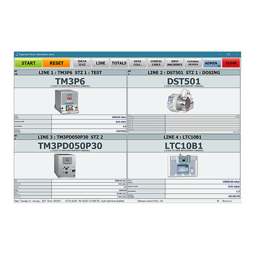 Software di raccolta dati - TECNA SWM SOFTWARE MANAGER - MARPOSS - da laboratorio / per tester di tenuta / ambiente di produzione