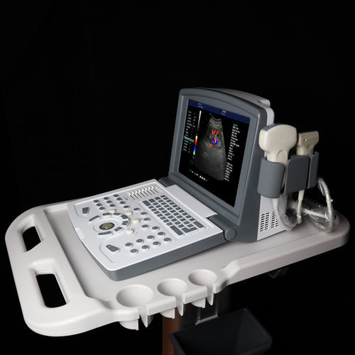Ecografo portatile con carrello - MDK-680 - Mianyang United Ultrasound Electronics - per ecografia multidisciplinare / in bianco e nero / con doppler a colori