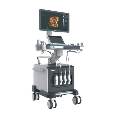Ecografo su piattaforma - MDK-9900 - Mianyang United Ultrasound Electronics - per ecografia ginecologica ed ostetrica / in bianco e nero / con doppler a colori