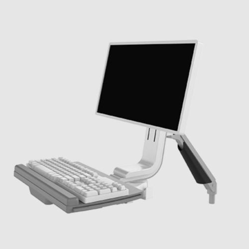 Braccio di supporto a muro - VM100-02 - Dongguan Vision Technology Co., Ltd. - per monitor / medico / con supporto per tastiera