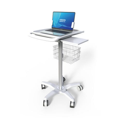 Carrello informatico medico - VT002-49 - Dongguan Vision Technology Co., Ltd. - per computer portatile / per pannello PC / ad altezza regolabile