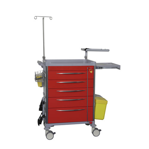 Carrello medico - 63001 - Mdose - ospedaliero / di emergenza / per apparecchio