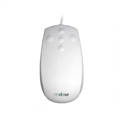 Mouse medicale USB - 73.004 - Mdose - con rotella / in silicone / antibatterico