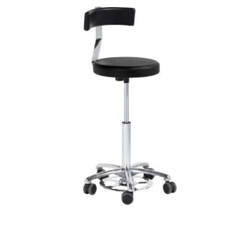 Sgabello per struttura sanitaria - 60.801074 - Mdose - ad altezza regolabile / con rotelle / a forma di T