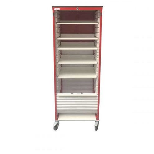 Armadio a chiave - 60.105017 - Mdose - mobile / con cassetti / rosso